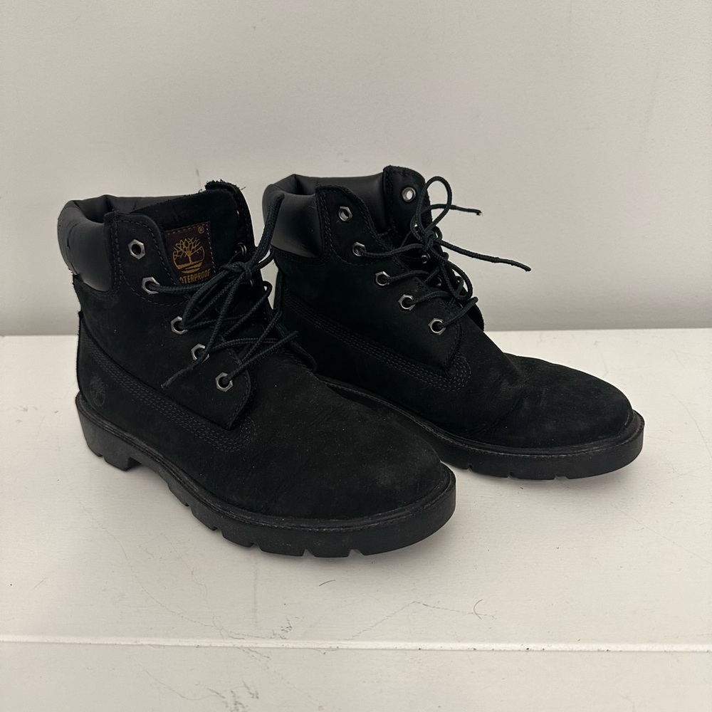 Timberland Kids Black Boots